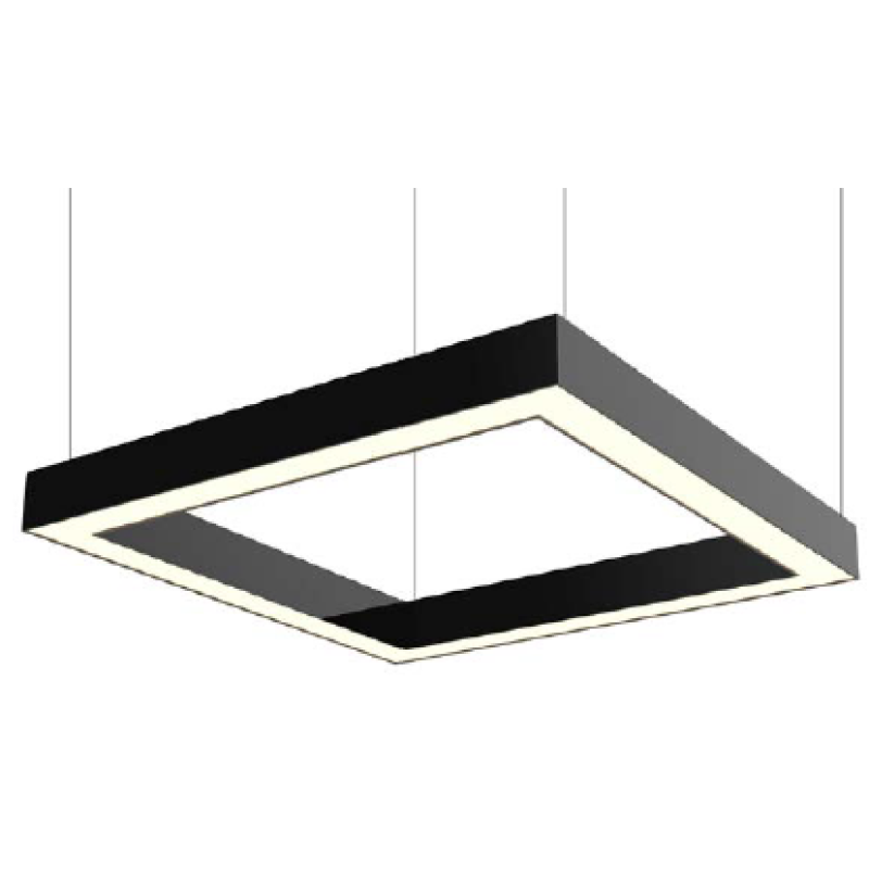 Підвісний світлодіодний квадратний LED світильник для офісу та магазину 1200х1200