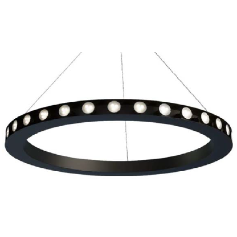 Підвісний світлодіодний LED світильник кільце для офісів і магазинів Підвісний світлодіодний LED світильник кільце для офісів і магазинів